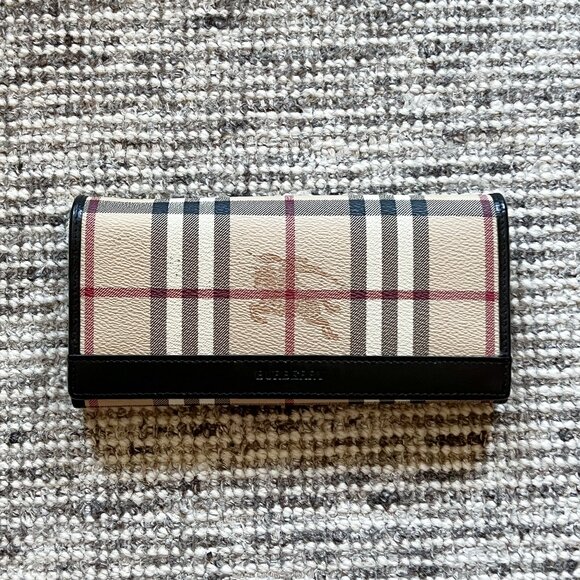 Burberry Horseferry Check Pattern Long Wallet - Picture 1 of 4